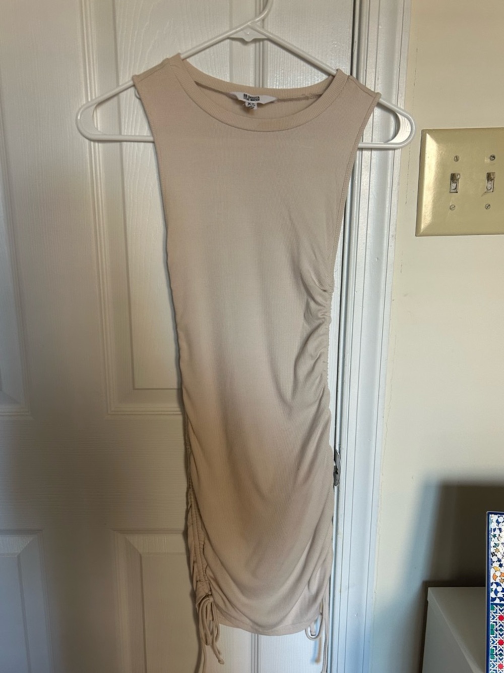 Steve Madden BB Dakota Ruched Side Tank Dress